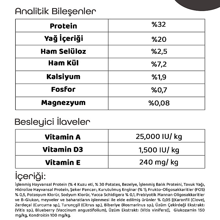 Pronature Tahılsız Yetişkin Kuru Köpek Maması (Perfect Maintenance) - Kuzu Etli Patatesli ve Enginarlı - 12 Kg - 4