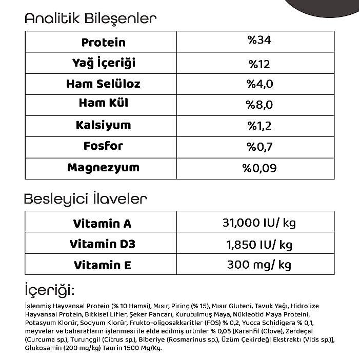Pronature Yetişkin Kuru Kedi Maması (Daily Protect) - Hamsili ve Pirinçli - 1,5KG - 4