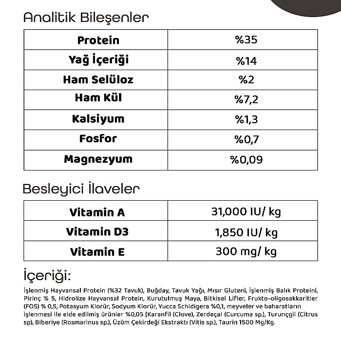 Pronature Yetişkin Kuru Kedi Maması (Daily Protect) - Tavuk Etli ve Pirinçli - 10KG - 4