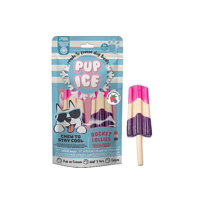 Pup Ice Dondurulabilir Köpek Ödülü - Çikolata&Yaban Mersini, 2 Adet/90g - 1