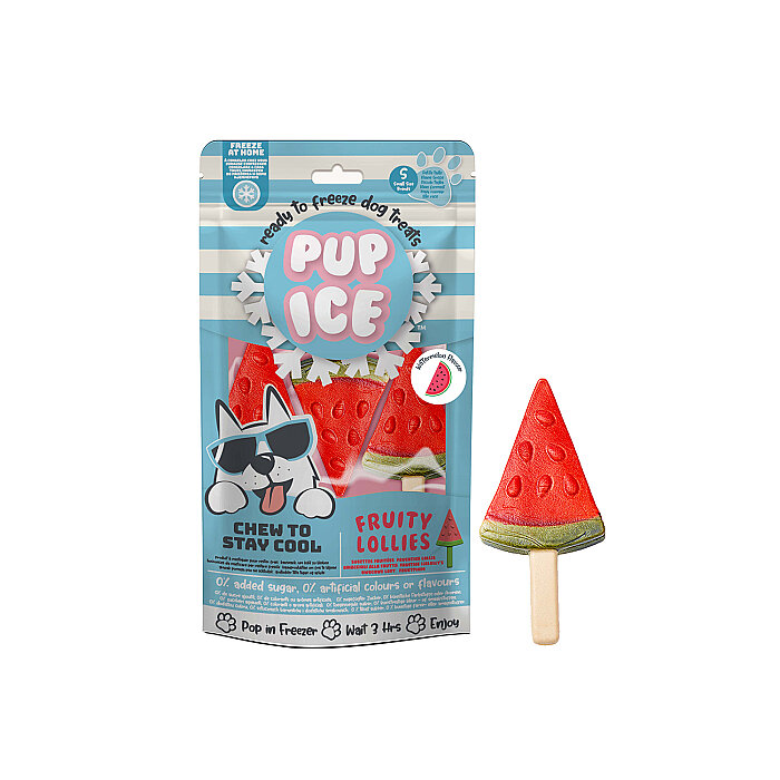Pup Ice Dondurulabilir Köpek Ödülü - Karpuz, 3 Adet/90g - 1