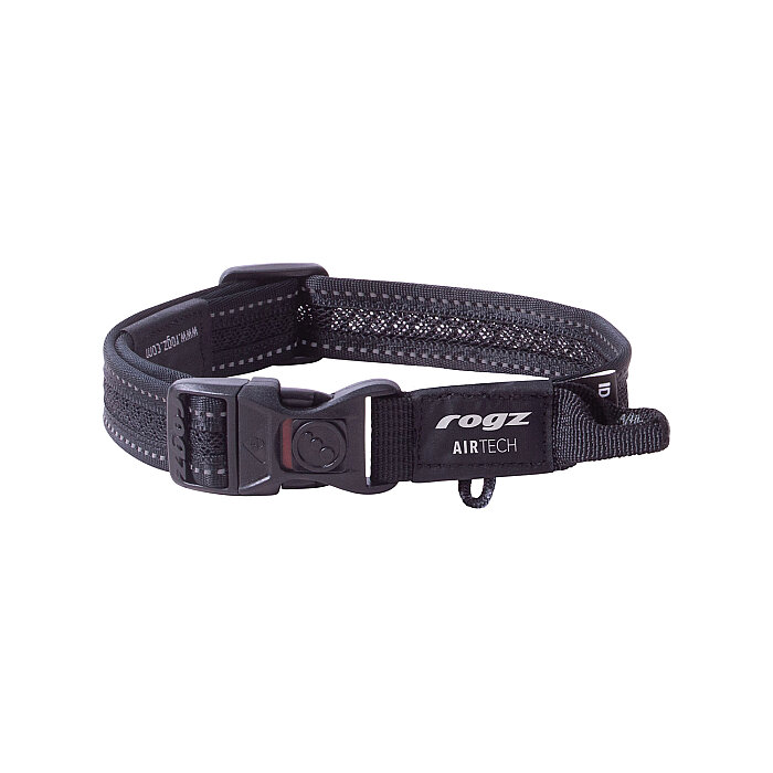 Rogz Air Tech Collar Köpek Boyun Tasması Medium - Siyah - 1