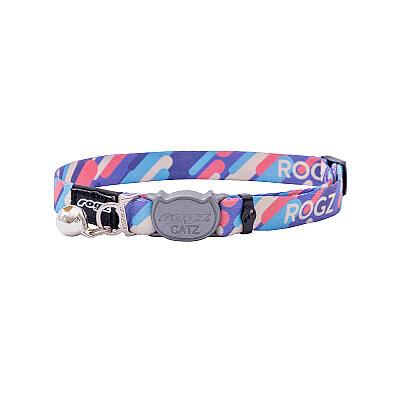 Rogz Catz Fusioncat Collar Kedi Boyun Tasması - Çizgili Mor