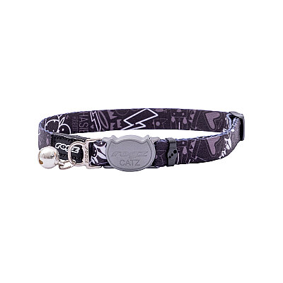 Rogz Catz Fusioncat Collar Kedi Boyun Tasması - Gece Siyahı