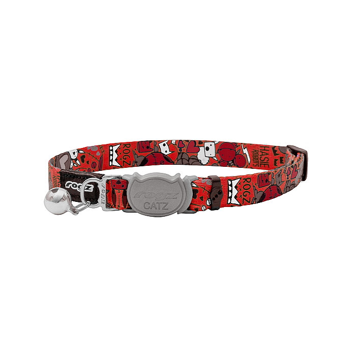 Rogz Catz Fusioncat Collar Kedi Boyun Tasması - Kırmızı - 1