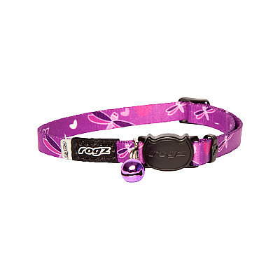 Rogz Catz Kiddycat Collar Kedi Boyun Tasması - Mor - 1