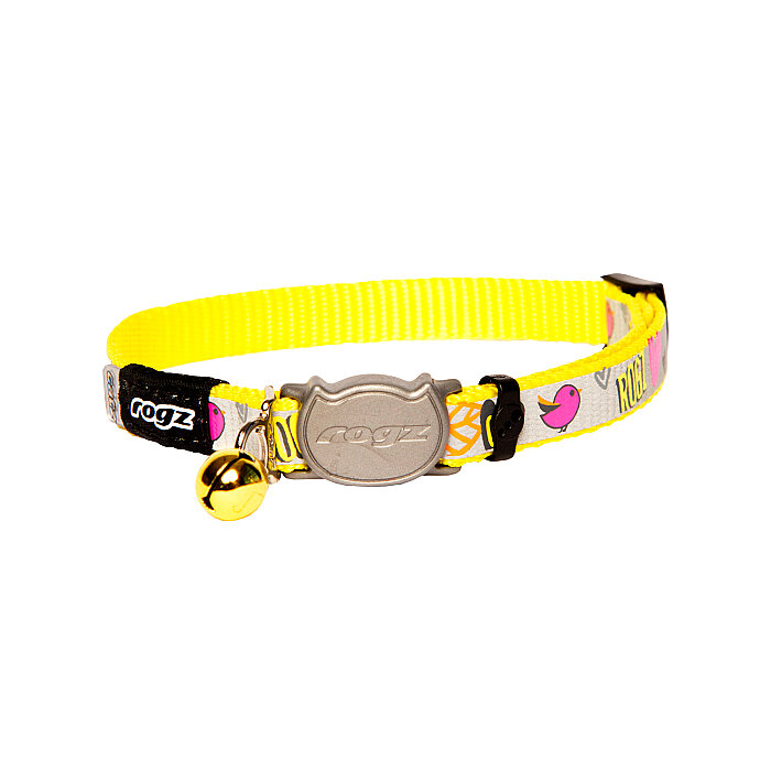 Rogz Catz Reflectocat Collar Kedi Boyun Tasması - Sarı - 1