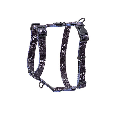 Rogz Fusion Harness Köpek Göğüs Tasması Small - Gece Siyahı - 1