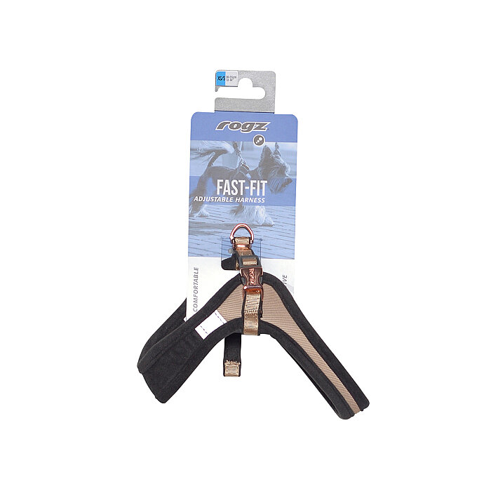 Rogz Urban Fast Fit Tuig Köpek Göğüs Tasması Medium - Kahverengi - 2