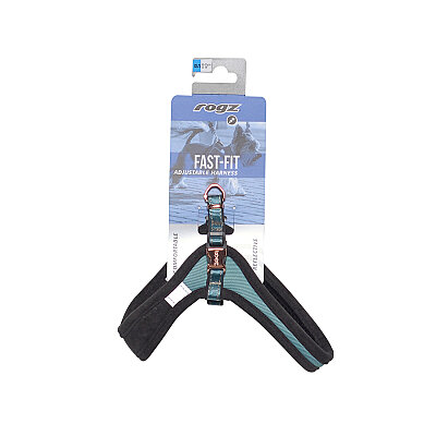 Rogz Urban Fast Fit Tuig Köpek Göğüs Tasması Medium - Turkuaz - 2