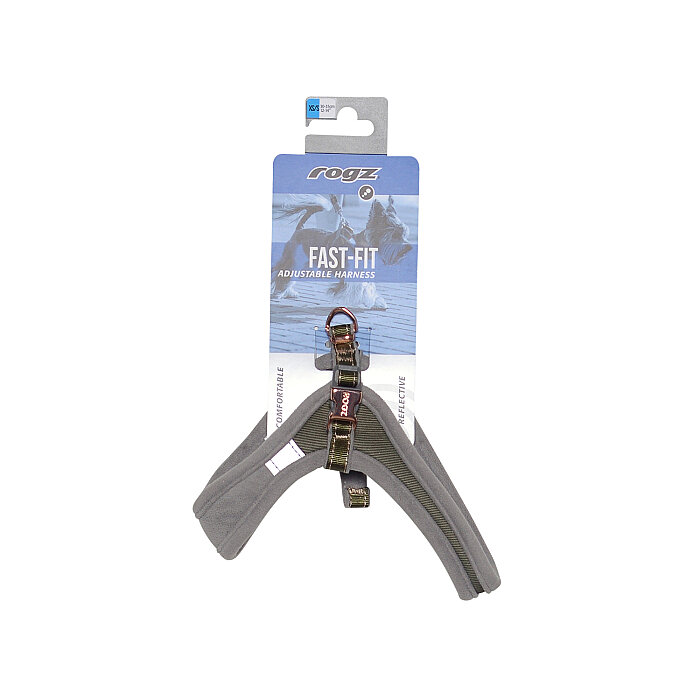 Rogz Urban Fast Fit Tuig Köpek Göğüs Tasması Xsmall - Yeşil - 2