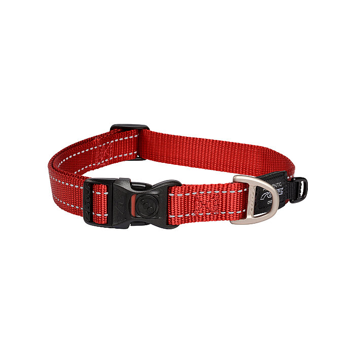 Rogz Utility Collar Köpek Boyun Tasması Large - Kırmızı - 1