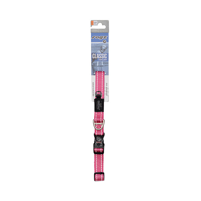 Rogz Utility Collar Köpek Boyun Tasması Large - Pembe - 2