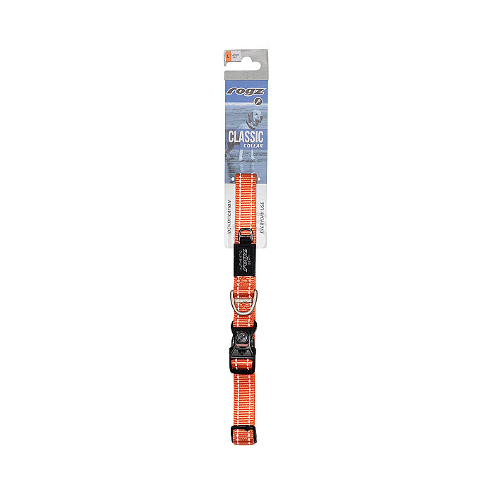 Rogz Utility Collar Köpek Boyun Tasması Large - Turuncu - 2