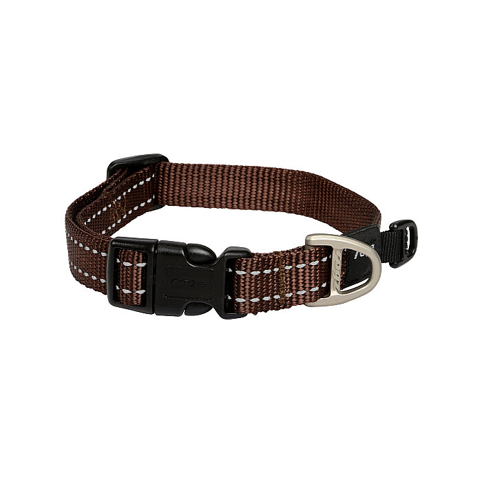 Rogz Utility Collar Köpek Boyun Tasması Medium - Kahverengi - 1