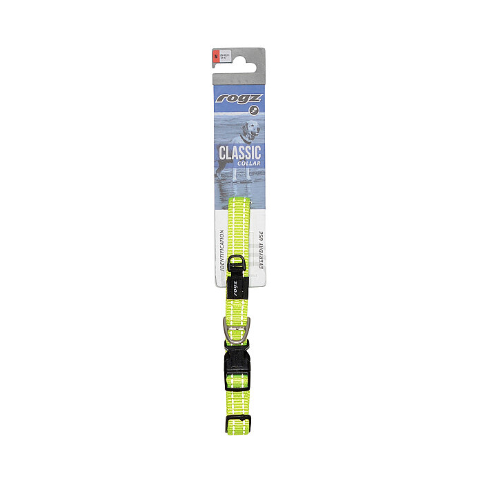 Rogz Utility Collar Köpek Boyun Tasması Medium - Sarı - 2