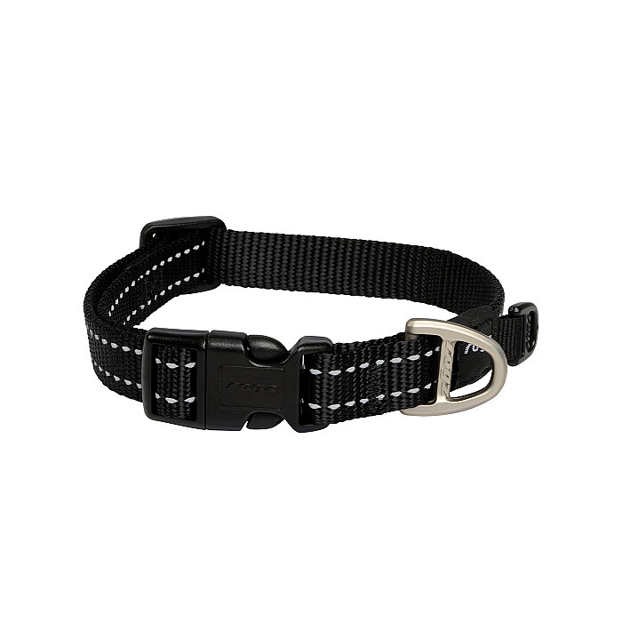 Rogz Utility Collar Köpek Boyun Tasması Medium - Siyah - 1