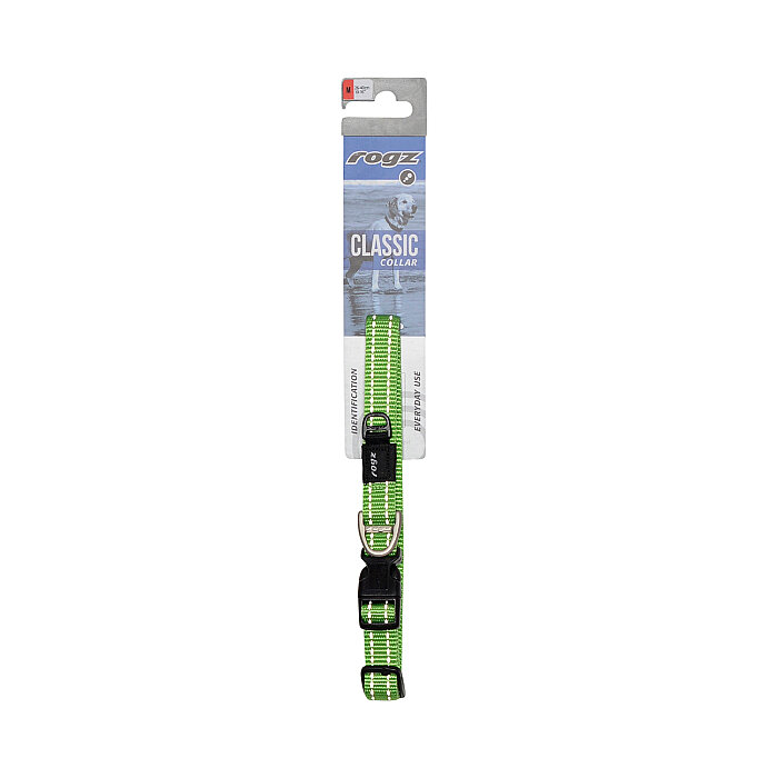 Rogz Utility Collar Köpek Boyun Tasması Medium - Yeşil - 2