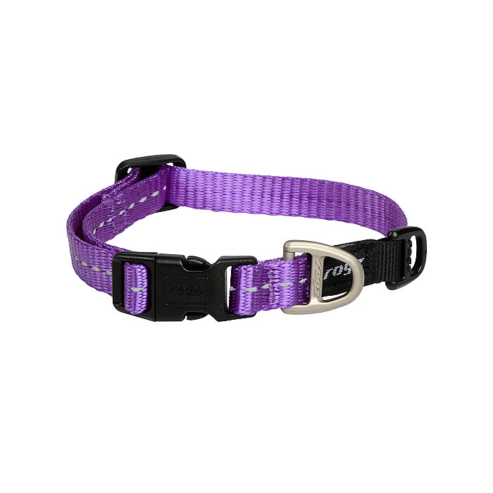 Rogz Utility Collar Köpek Boyun Tasması Small - Mor - 1