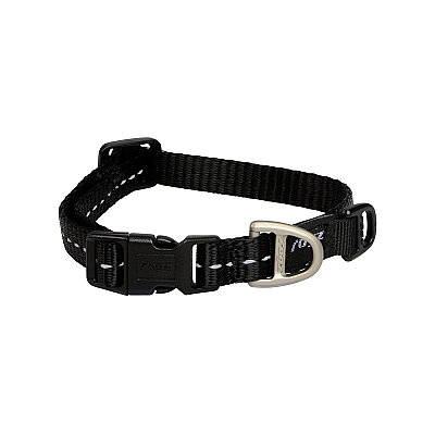 Rogz Utility Collar Köpek Boyun Tasması Small - Siyah - 1