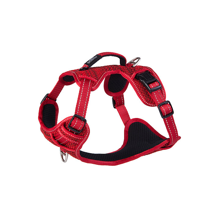 Rogz Utility Explore Harness Köpek Göğüs Tasması Medium - Kırmızı - 1