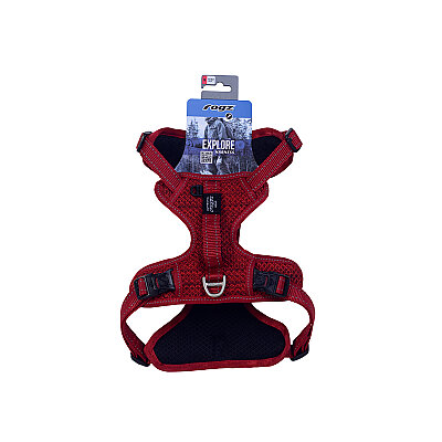 Rogz Utility Explore Harness Köpek Göğüs Tasması Medium - Kırmızı - 2