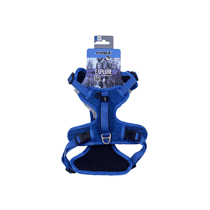 Rogz Utility Explore Harness Köpek Göğüs Tasması Small - Mavi - 2