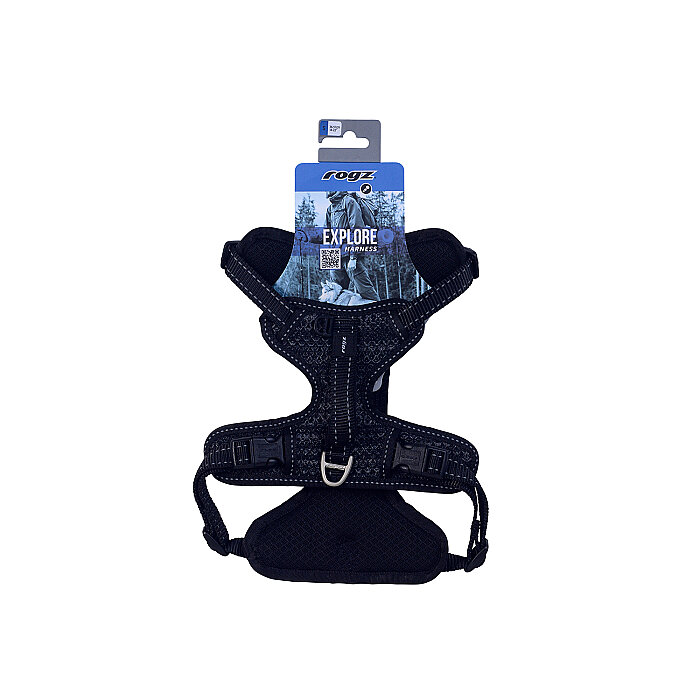 Rogz Utility Explore Harness Köpek Göğüs Tasması Small - Siyah - 2