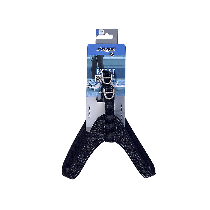 Rogz Utility Fast Fit Harness Köpek Göğüs Tasması Small - Siyah - 2