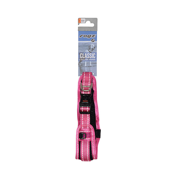 Rogz Utility Padded Collar Köpek Boyun Tasması Large - Pembe - 2