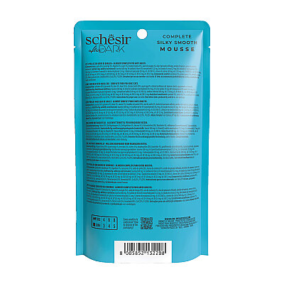 Schesir After Dark Tavuk ile Bıldırcın Yumurtası Mus Yetişkin Kedi Pouch 80g (1)