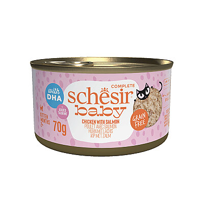 Schesir Baby Tavuk ile Somon Mus Konserve 70g