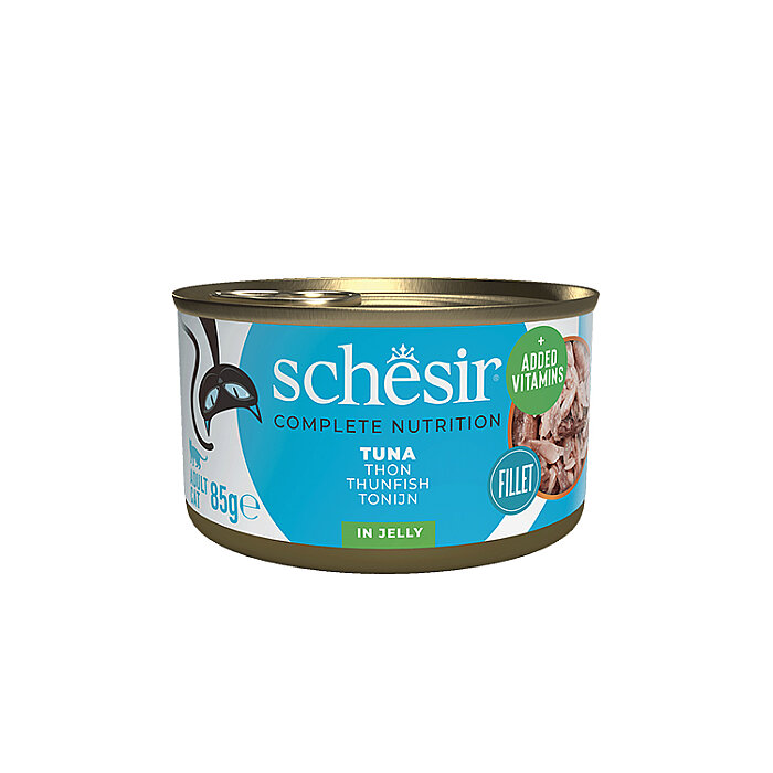 Schesir Jelly Ton Balığı Jöle İçinde Yetişkin Kedi Konservesi 85g - 1