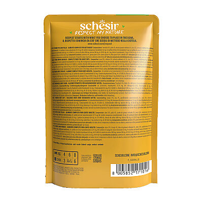 Schesir Jelly Ton Balıklı ve Tavuklu Jöle İçinde Yetişkin Kedi Pouch 85g (1)