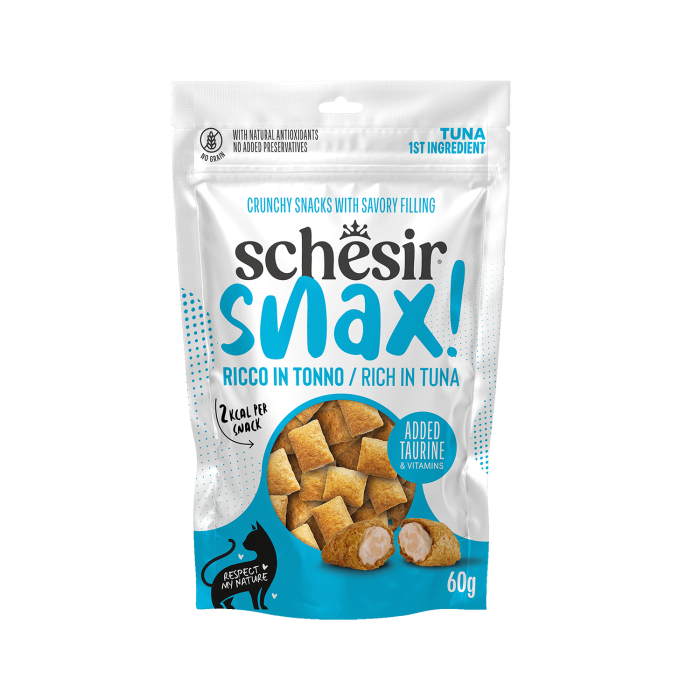 Schesir Snax Ton Balıklı Dolgulu Kedi Ödül Maması 60 g - 1