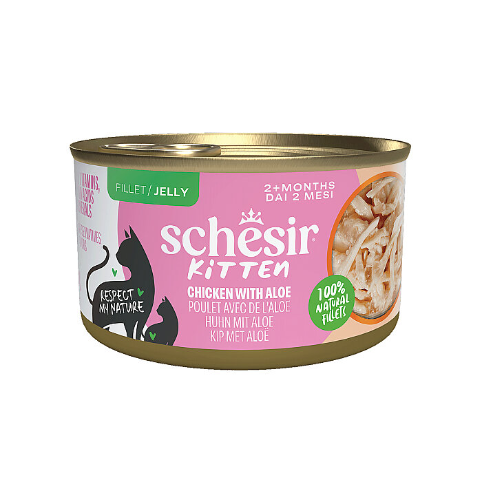 Schesir Tavuklu ve Aloeli Yavru Kedi Konservesi 85g - 1